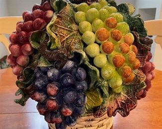 Italian ceramic fruit