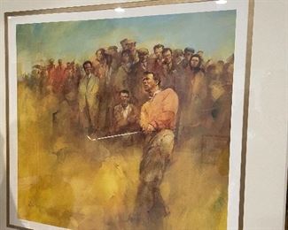 Arnold Palmer Print.
Numbered #657 of 1200.
Custom framed $175.