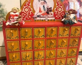 Advent treat drawers