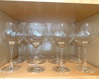 Tiffany wine glasses (12)