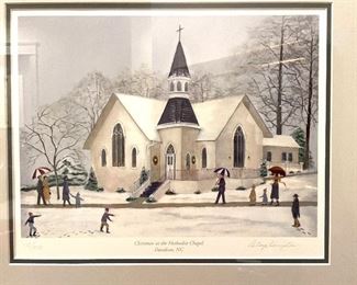 “Christmas at the Methodist Chapel” Davidson NC. By Betsey Hampton