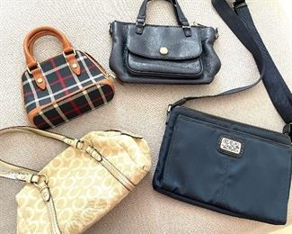 Small girls’ sized purses. Coach, Brighton, Brooks Brothers