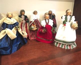 Pine Baroness Inc. 7 hand made dolls