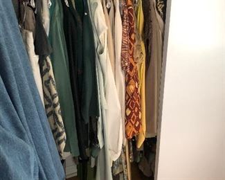 rows and rows of women's clothing