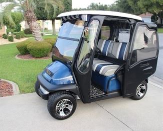 2008 CLUB CAR ELECTRIC PRECEDENT W/ CURTIS CAB 4X12 VOLT 48 VOLT SYSTEM 10" ALLOY WHEELS HAS HEATER AND AIR BLOWER. BATTERIES ARE 2 YEARS OLD $4,500