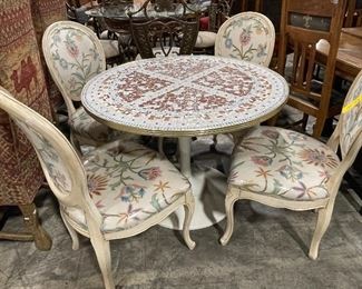 Set of 4 louis XV style chairs