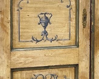 18c Italian painted armoire