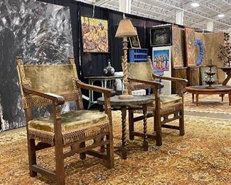 Pr of 18/17 c Italian chairs