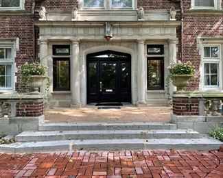 Beautiful home with lots of outdoor furniture and planters. Come see what’s available! SOLD - Front concrete planters /benches. 