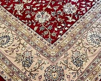 SOLD $800; Nourison 2000 wool rug; 9’ x 12’; rug #4