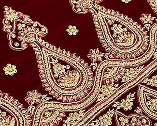 hand-stitched beaded details