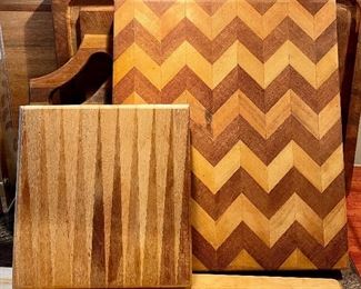 SOLD, MCM cheese boards. Small $30, Large $50 