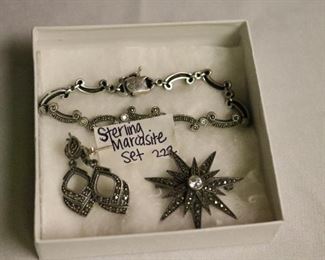 Sterling marcasite 