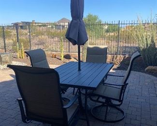 patio table and chairs set