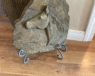 Stone horse picture