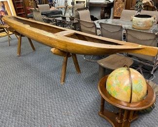 wood canoe 