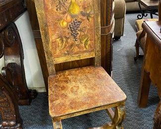 hand painted chair
