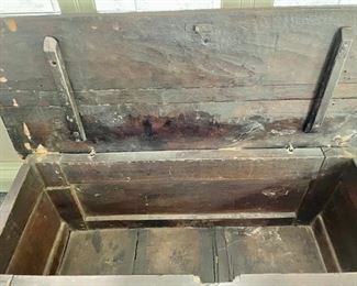 Inside of English Coffer Chest