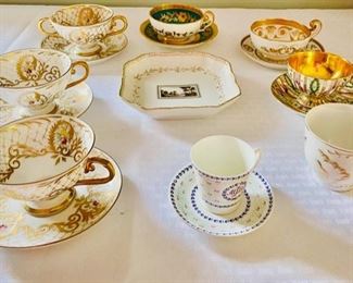 Antique Cups/Saucers