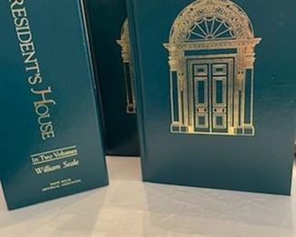 Two Volume Set- The President's House; Volume 1 signed by Former President Bill Clinton