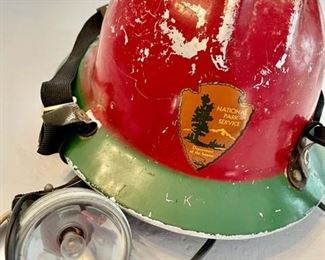 Vintage  National Park Service Fire Fighter's Helmet