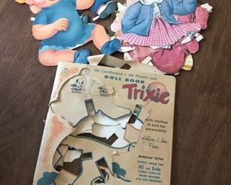 Trixie Doll Paper Dolls (from Hi and Lois comic strip)