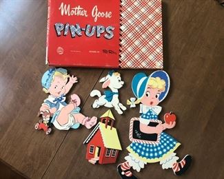 Mother Goose Pin Ups wall hangings