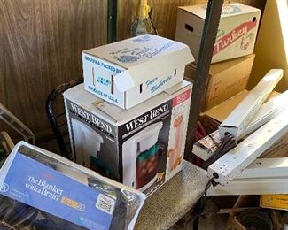 Assorted kitchen and household items