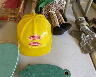 Tonka hat, rag doll