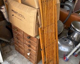 safety gate and small drawer cubbie