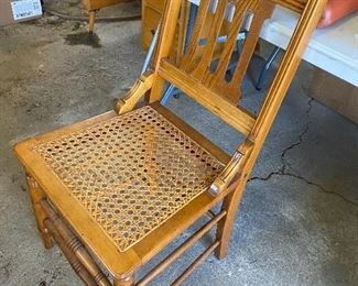 Cane bottom chair