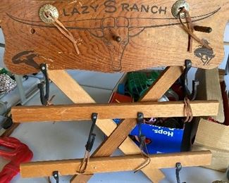 Lazy S Ranch coat hook