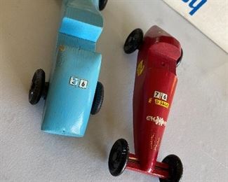Pinewood derby cars