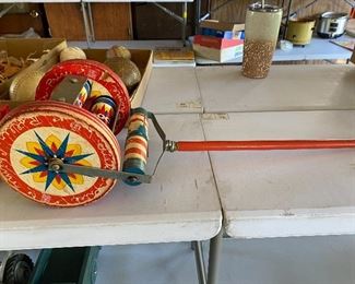 Paper litho pull toy