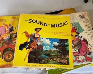 Assortment of record albums