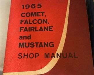 1965 comet, falcon, fair lane and mustang shop manual 