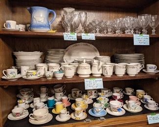 Fine china and tea sets