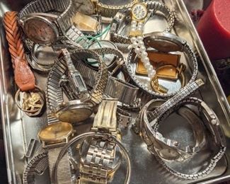 Men's and women's vintage watch collection