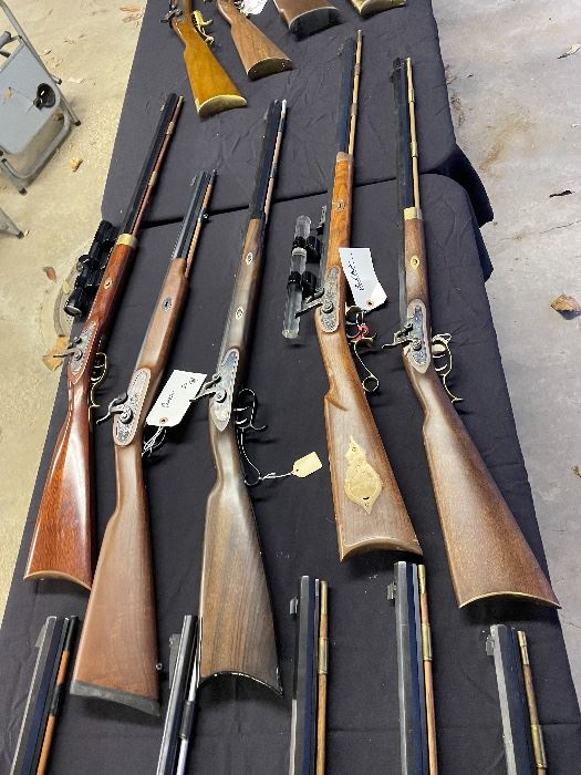 Sixteen BLACK POWDER Guns excellent condition