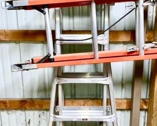 Aluminum ladder, fiberglass ladder, wooden ladder