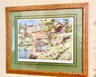 Signed framed Artwork