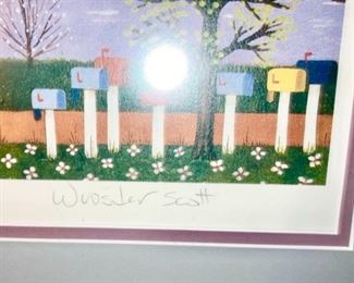 Signed artwork Jane Wooster Scott 