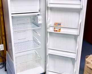 PRE-SALE AVAILABLE:  Upright Kenmore fridge/freezer, inside view $100