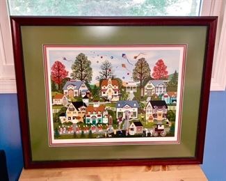 Signed, framed, numbered (142/175) artwork, Jane Wooster Scott