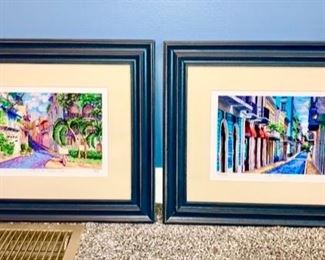 Signed framed prints
