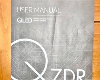 81" Samsung QLED Q7DR flat screen TV 