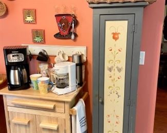 Tole Painted Kitchen Pantry