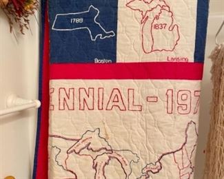 Handmade Bicentennial Quilt