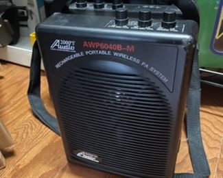 Audio 2000’s Portable Wireless PA