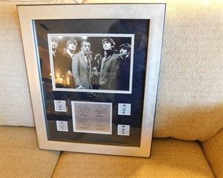 Beatles w/Ed Sullivan Picture